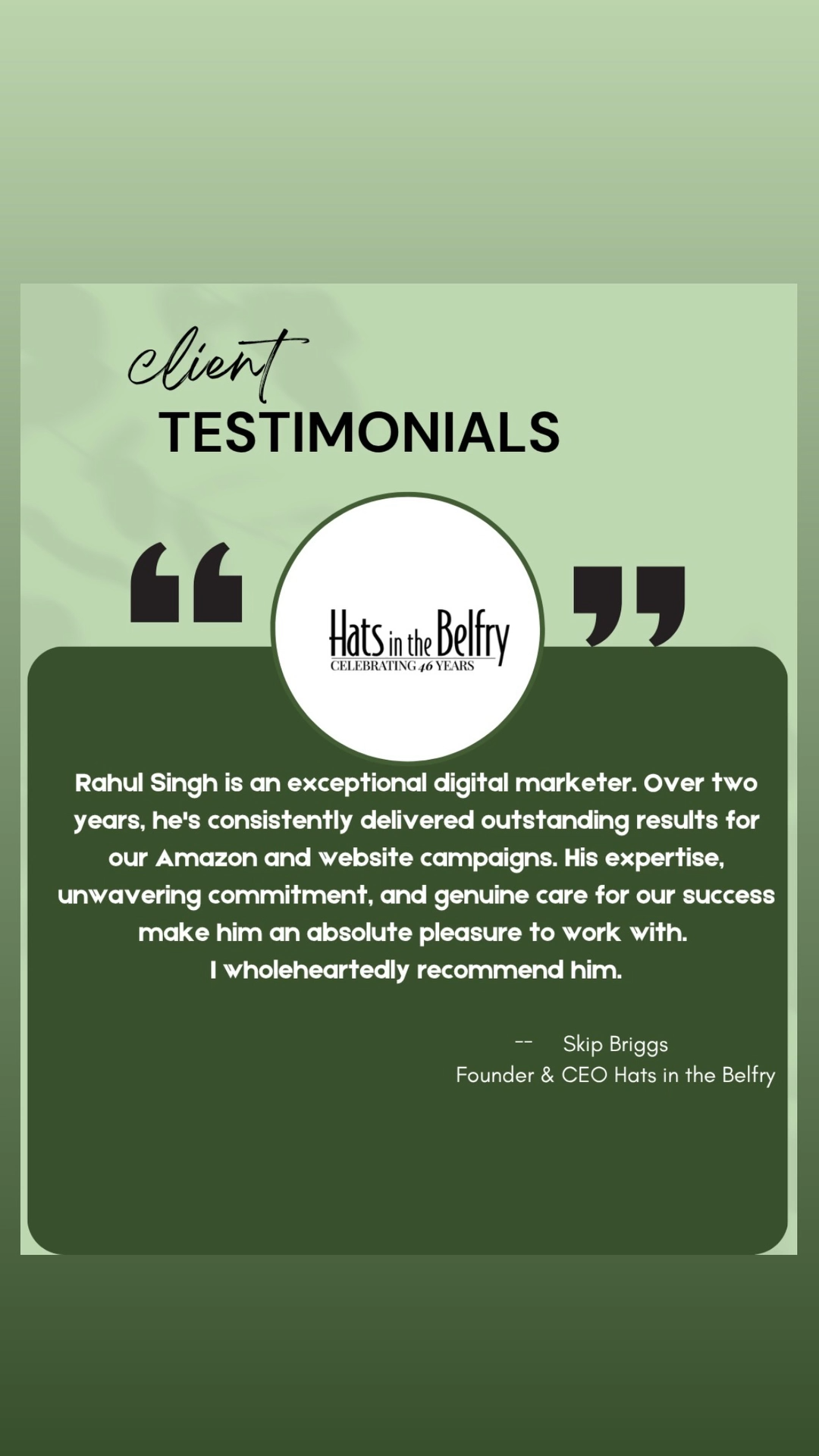 Client Testimonial 2