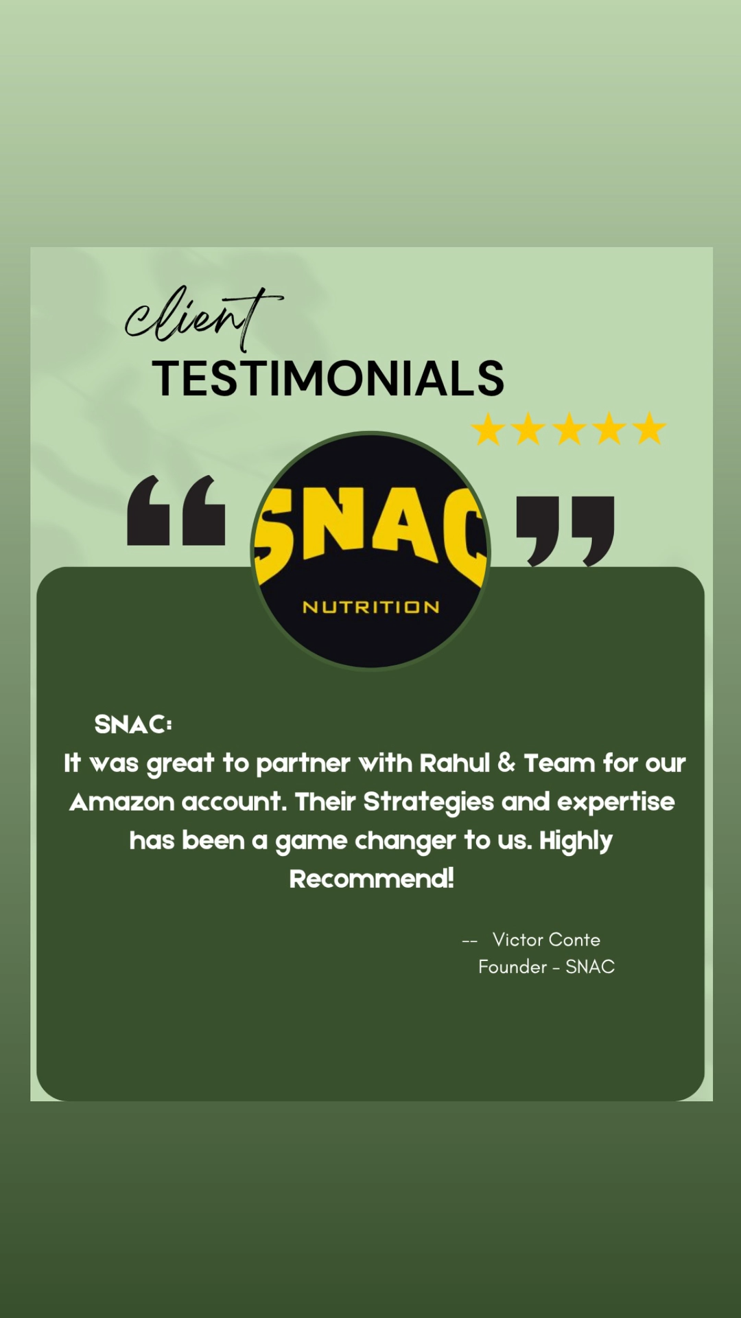 Client Testimonial 5